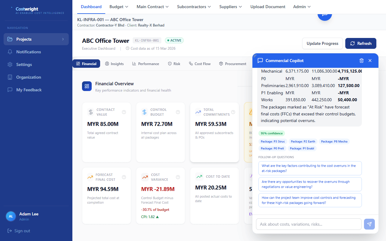 Your AI commercial advisor, always on — view 2